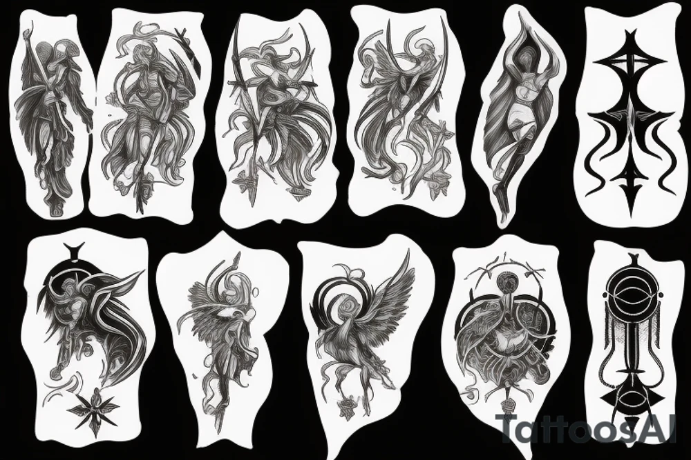 seraphimblade tattoo idea