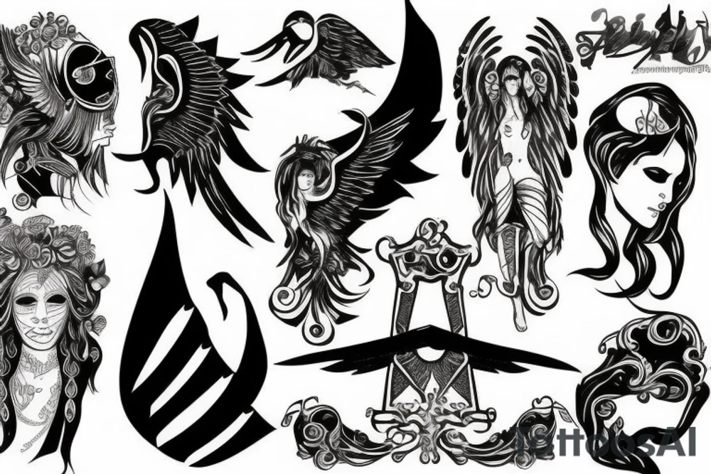 seraphimblade tattoo idea