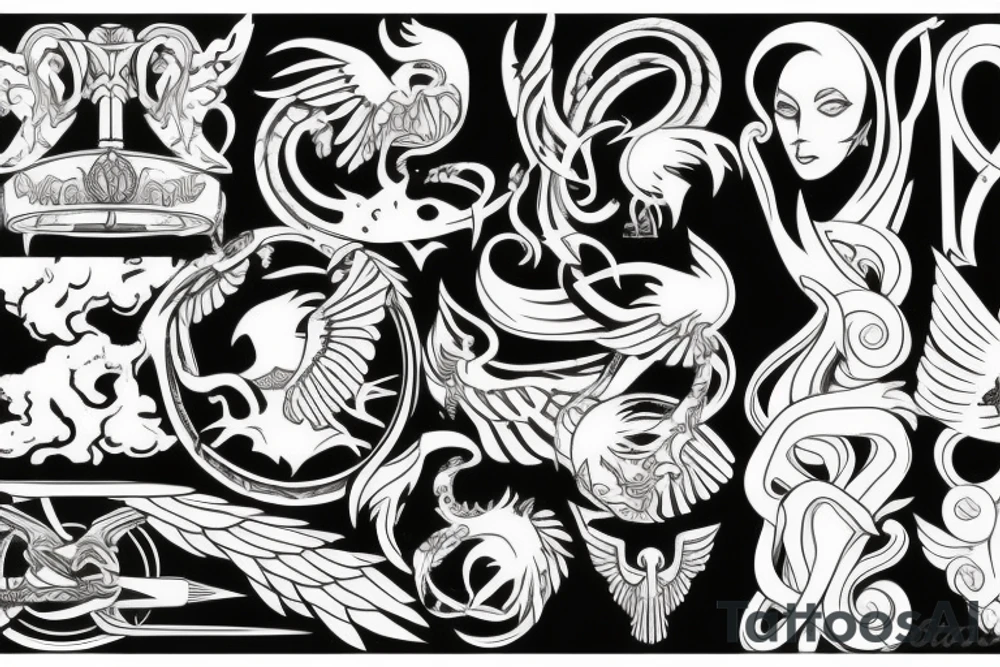 seraphimblade tattoo idea