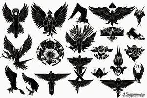 seraphimblade tattoo idea