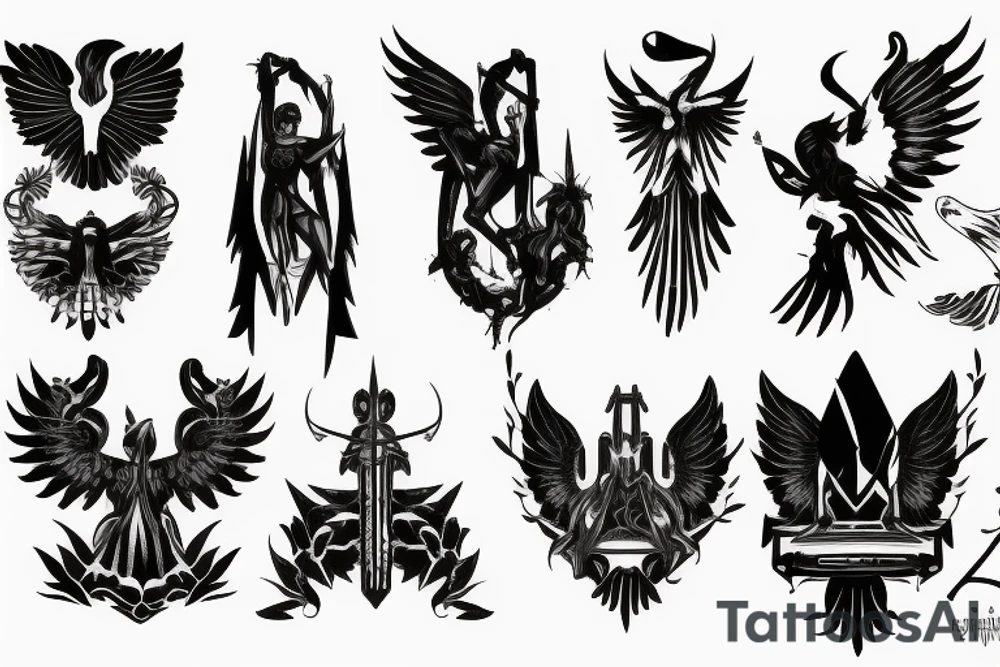 seraphimblade tattoo idea