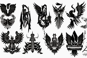 seraphimblade tattoo idea