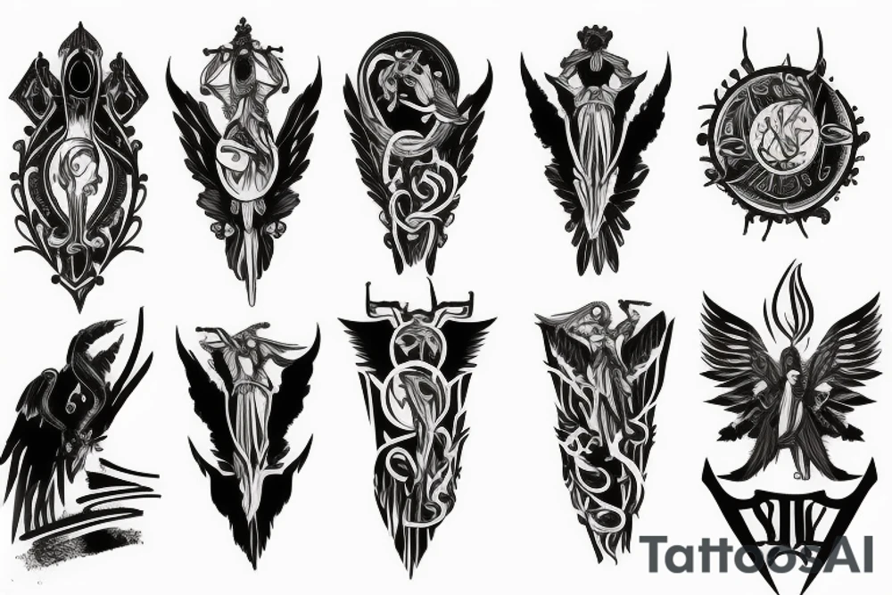 seraphimblade tattoo idea