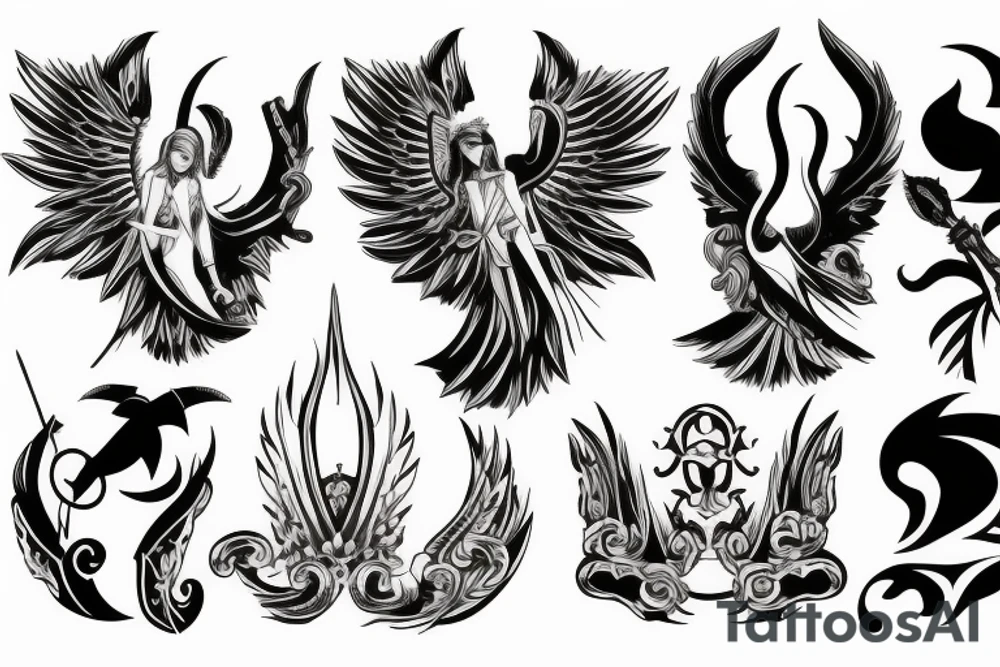 seraphimblade tattoo idea