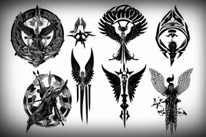 seraphimblade tattoo idea