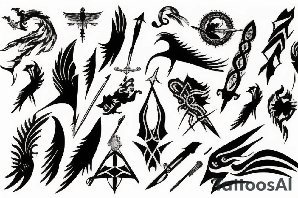 seraphimblade tattoo idea