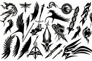 seraphimblade tattoo idea