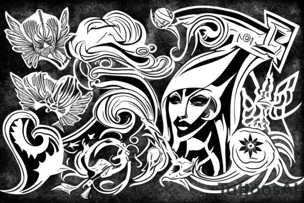 seraphimblade tattoo idea