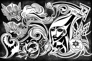 seraphimblade tattoo idea