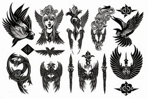 seraphimblade tattoo idea