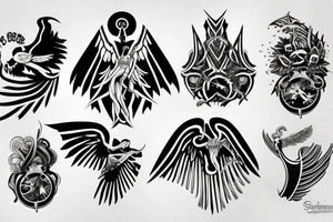 seraphimblade tattoo idea