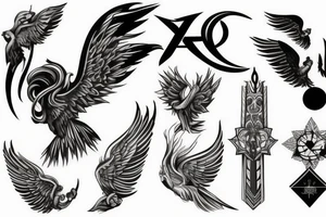 seraphimblade tattoo idea