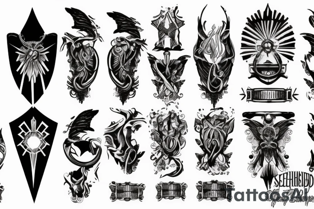 seraphimblade tattoo idea