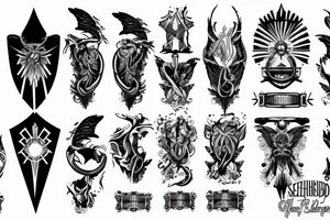 seraphimblade tattoo idea