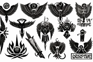 seraphimblade tattoo idea