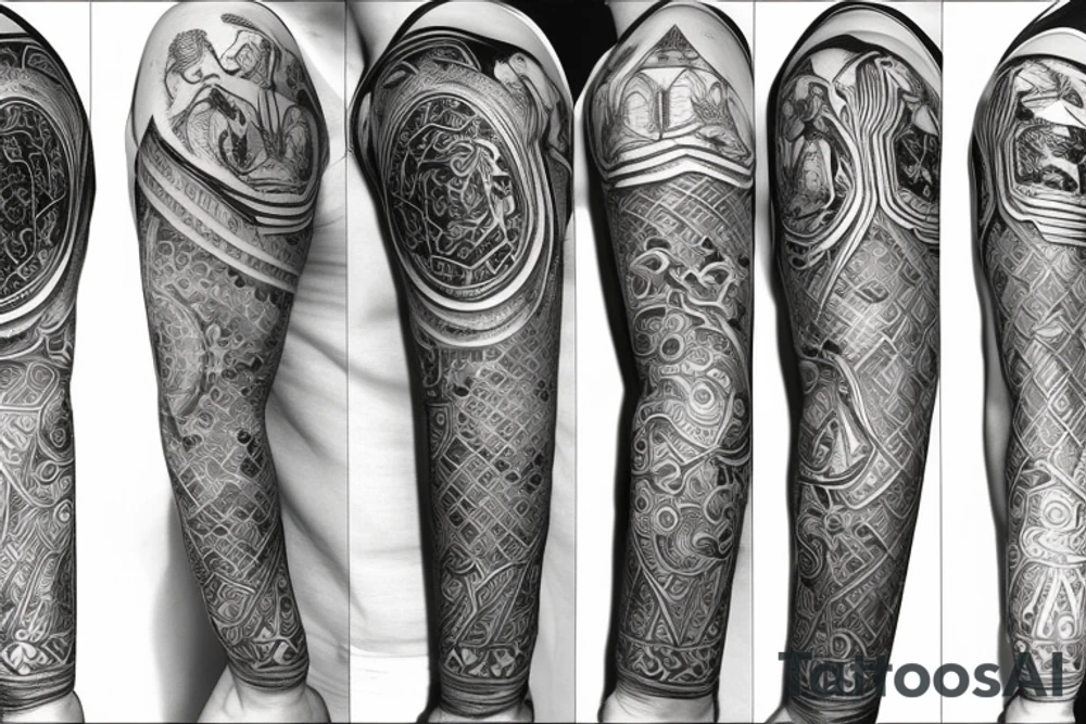 seraphimblade symmetrical tattoo idea