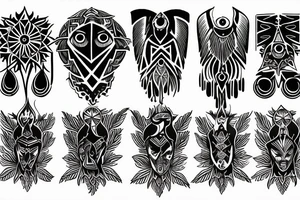 seraphimeye symmetrical tattoo idea
