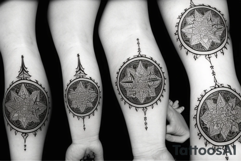 seraphimeye symmetrical tattoo idea