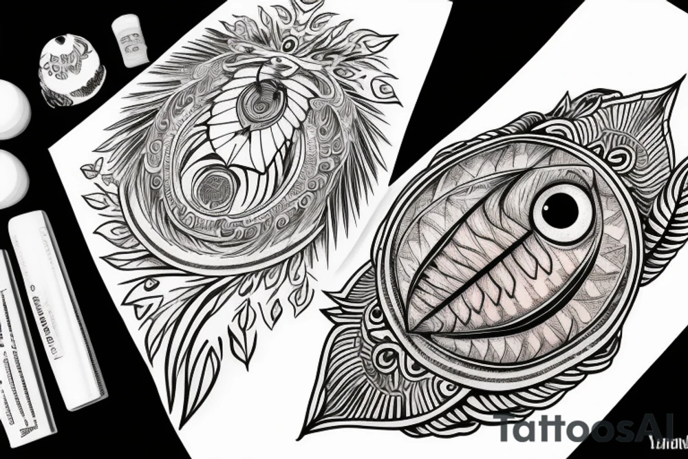 seraphimeye symmetrical tattoo idea