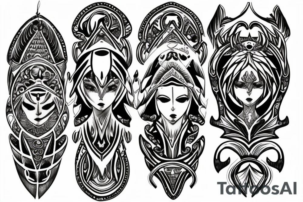 seraphimeye symmetrical tattoo idea