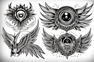 seraphimeye symmetrical tattoo idea