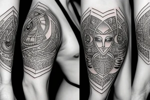 seraphimeye symmetrical tattoo idea