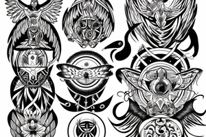 seraphimeye symmetrical tattoo idea
