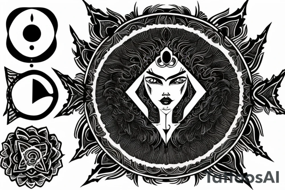 seraphimeye symmetrical tattoo idea