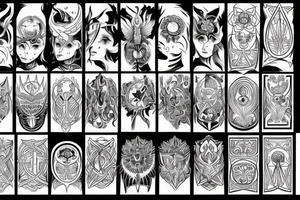 seraphimeye symmetrical tattoo idea
