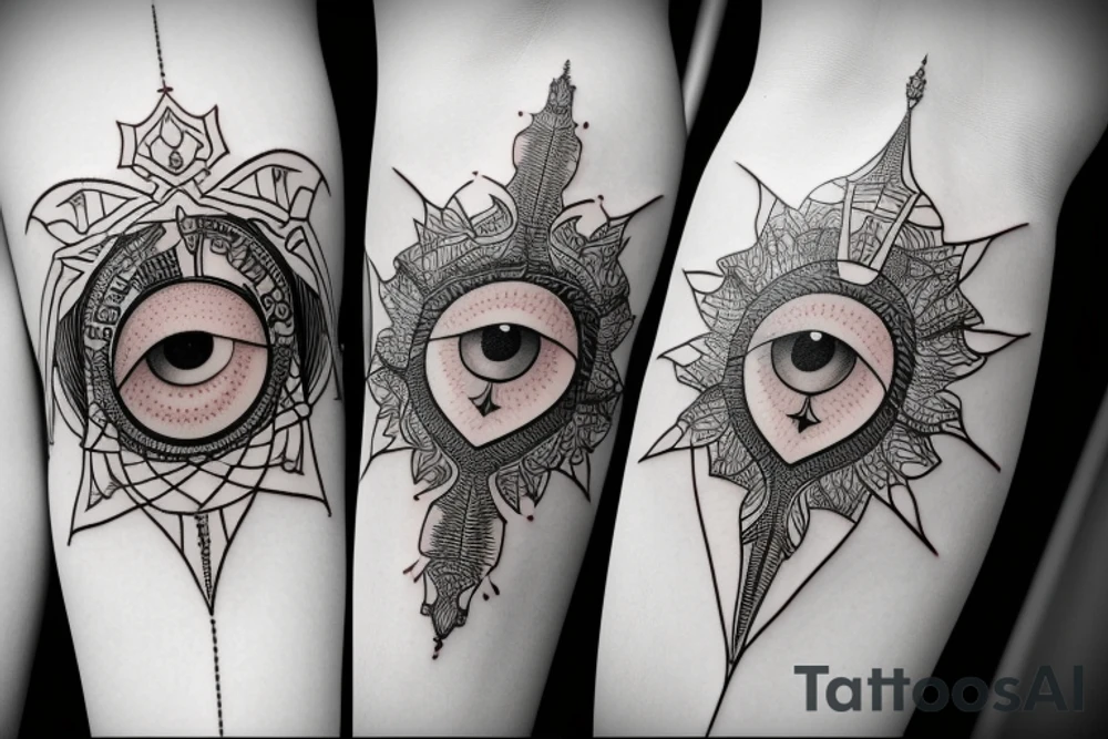 seraphimeye symmetrical tattoo idea