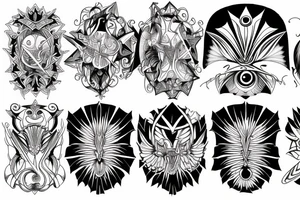 seraphimeye symmetrical tattoo idea