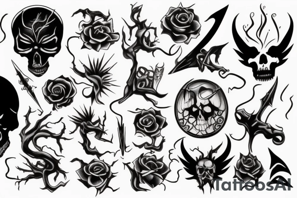death magic tattoo idea