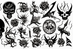 death magic tattoo idea