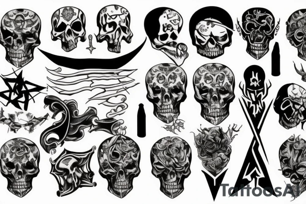 death magic tattoo idea