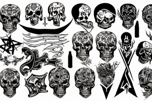 death magic tattoo idea