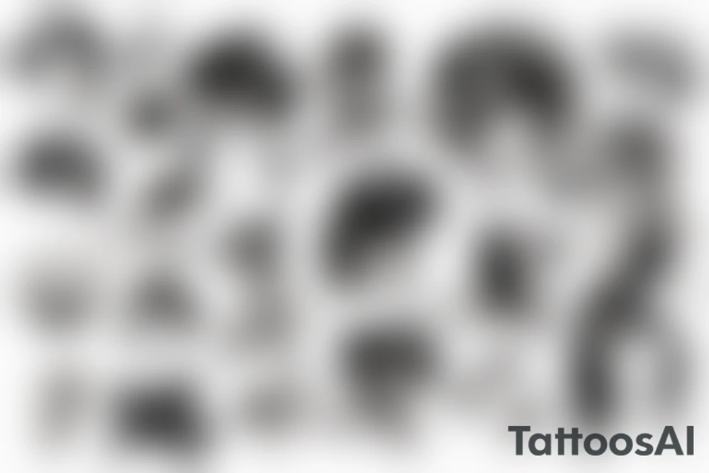 anime style tattoo idea