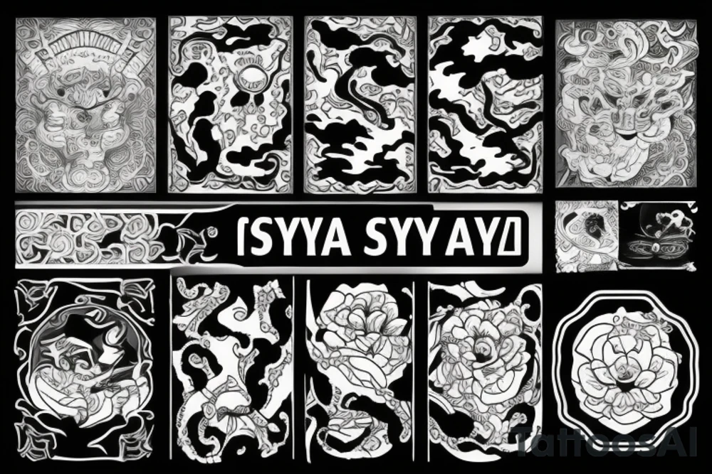 asian style tattoo idea