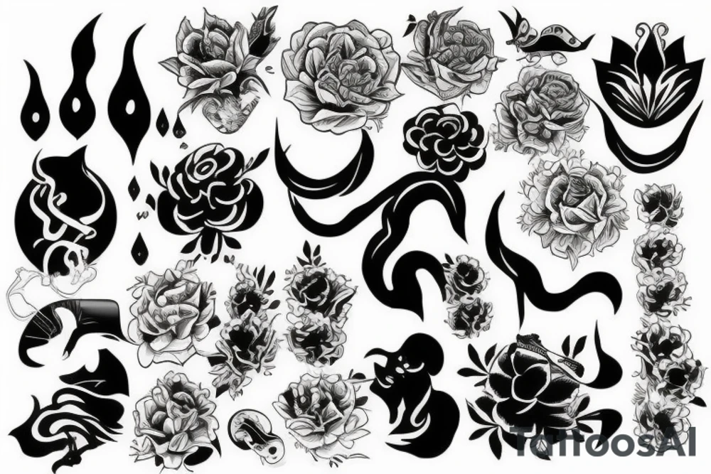 asian style tattoo idea