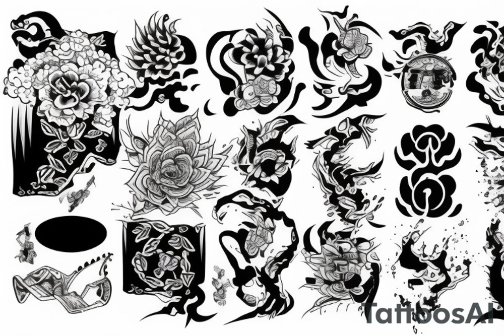 asian style tattoo idea