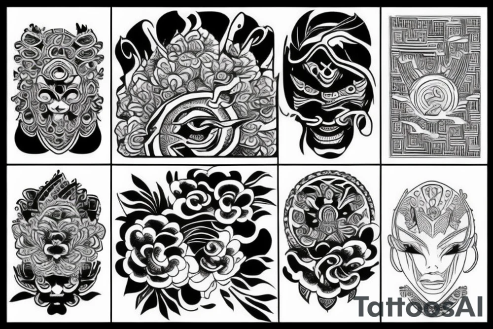 asian style tattoo idea