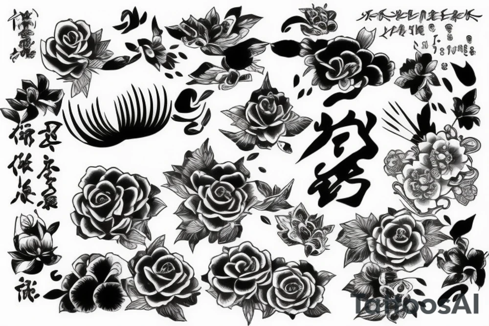 asian style tattoo idea