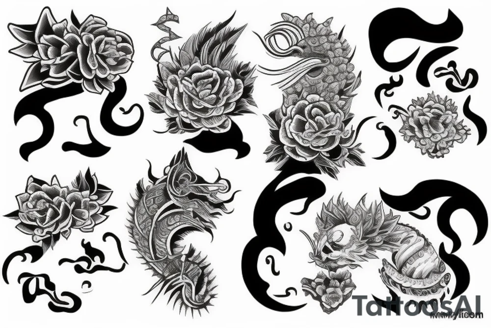 asian style tattoo idea