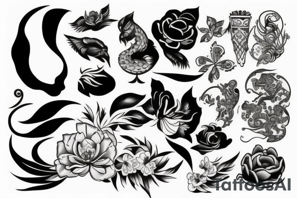 asian style tattoo idea