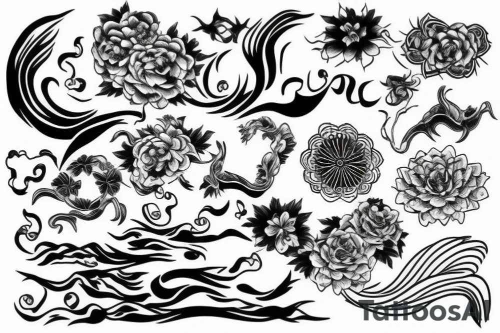 asian style tattoo idea