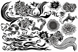 asian style tattoo idea