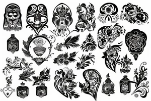 russian style tattoo idea