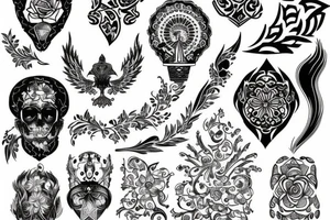 russian style tattoo idea