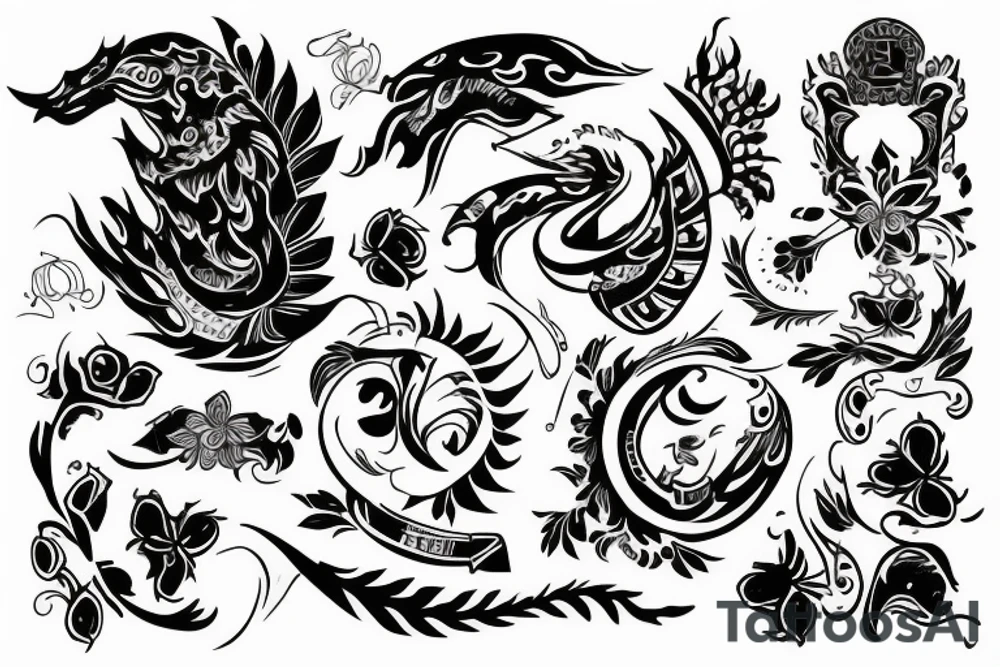 russian style tattoo idea