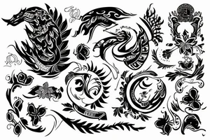 russian style tattoo idea