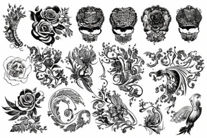 russian style tattoo idea